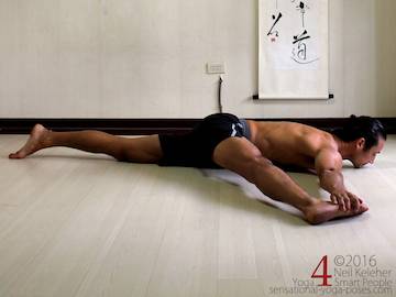 Adductor Stretch (Prone Big Toe Pose), Neil Keleher, Sensational yoga poses
