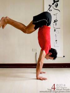 moving into handstand