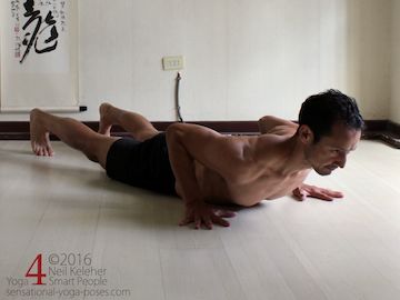 Prone Yoga Poses, yoga push up, Neil Keleher, Sensational Yoga Poses
