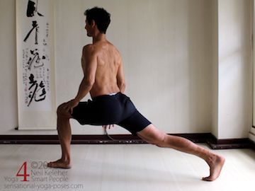 High Lunge psoas stretch, neil keleher, sensational yoga poses.
