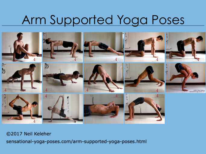 arm supported yoga poses, Neil Keleher. Sensational Yoga Poses.