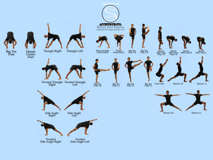 Ashtanga Yoga Poses: Standing Poses, Neil Keleher, Sensational yoga poses