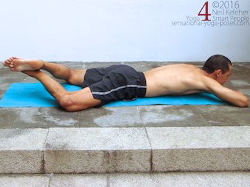 Prone Yoga Poses, prone resting pose, Neil Keleher, Sensational Yoga Poses