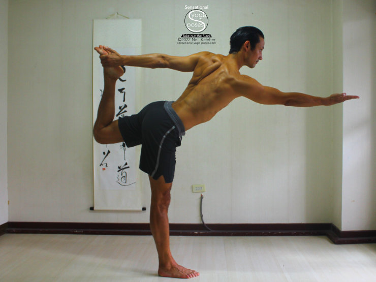 Standing Bow Pose (Dancer), Neil Keleher, Sensational yoga poses