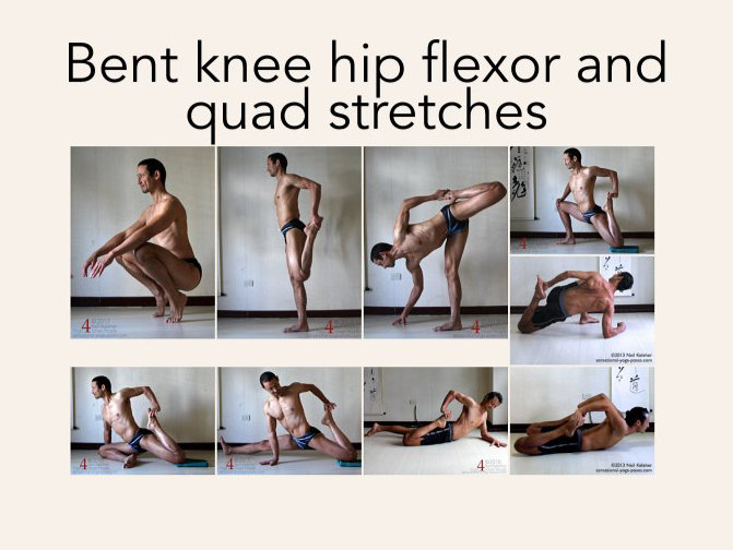 Hip Flexor Stretches (Knee Bent), Neil Keleher, Sensational yoga poses