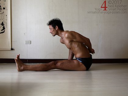 Binding In Marichyasana A, Neil Keleher, Sensational yoga poses