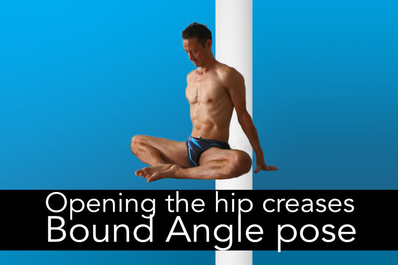 Hip Crease Opening: Bound Angle, Hip Crease Closing: Wide Leg Seated Forward Bend, Neil Keleher, Sensational yoga poses