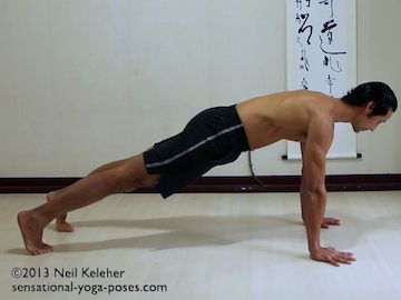 plank pose, push up position, yoga poses, yoga postures, core stability yoga poses, core stability exercises