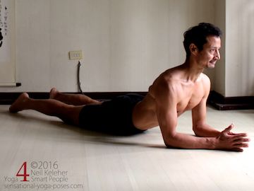 Prone Yoga Poses, sphinx pose, Neil Keleher, Sensational Yoga Poses