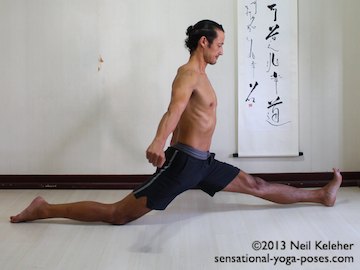 Splits, Front-To-Back, Neil Keleher, Sensational yoga poses