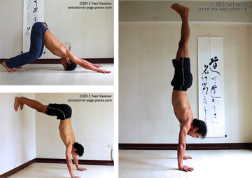 Yoga Poses Using a Wall