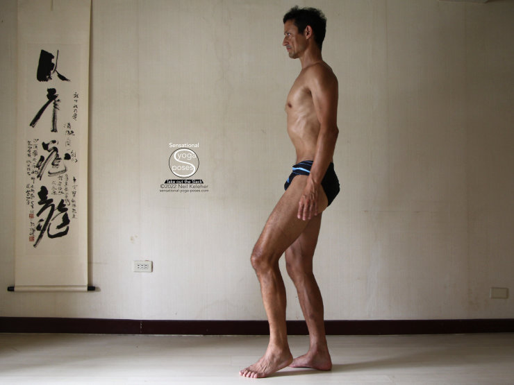 Standing Knee Lift Prep, Neil Keleher, Sensational yoga poses