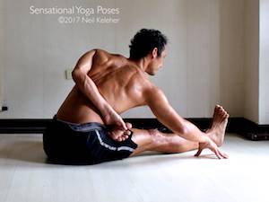 Lotus Half Bound Seated, Neil Keleher, Sensational yoga poses