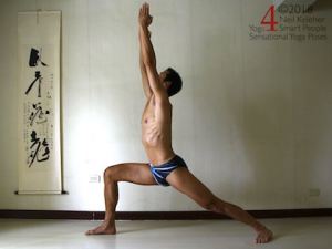 Warrior 1 Yoga Pose. Neil Keleher, Sensational Yoga Poses.