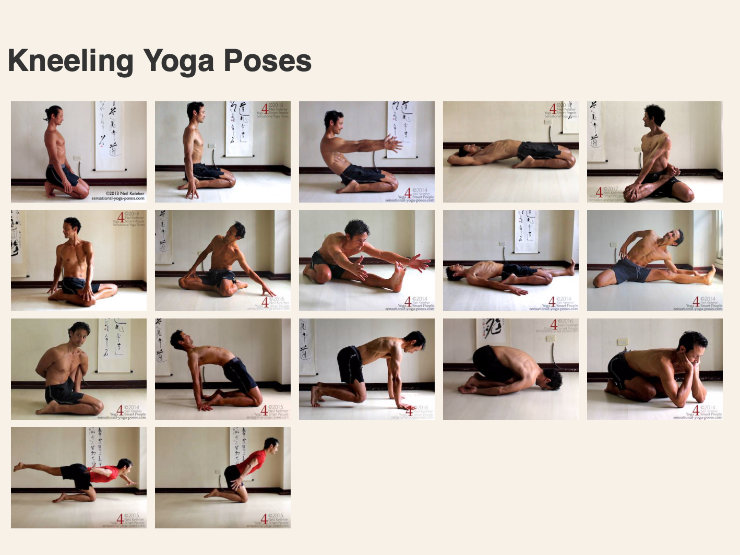 Kneeling Yoga Poses, Neil Keleher, Sensational yoga poses