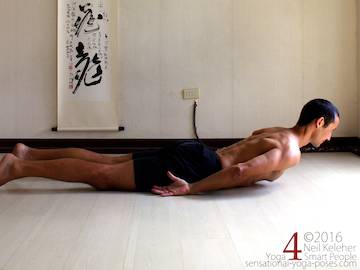 Cobra Pose Stretch Variation — Strengthen your lower back!