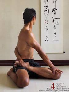 Yoga Pose For Bum and Arms