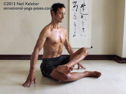 Double Pigeon Glute Stretch, Neil Keleher, Sensational yoga poses