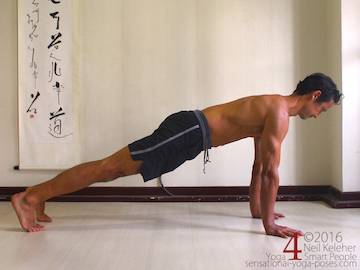 Prone Yoga Poses, plank pose, Neil Keleher, Sensational Yoga Poses