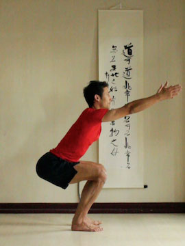 chair pose or utkatasana