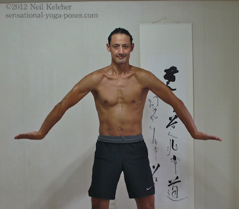 Dance of Shiva, Neil Keleher, front view, movement from 22 to modified dance of shiva position 33