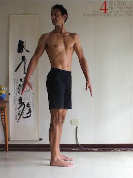 twisting using the psoas muscle. neil keleher, sensational yoga poses.