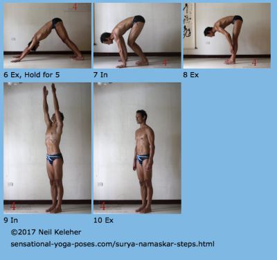 Advanced Yoga: Surya Namaskar - With 20 Back Arches - YouTube