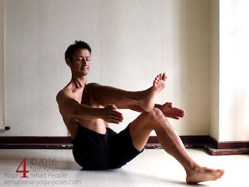 navasana or boat pose, neil keleher, sensational yoga poses.