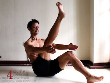 navasana or boat pose, neil keleher, sensational yoga poses.