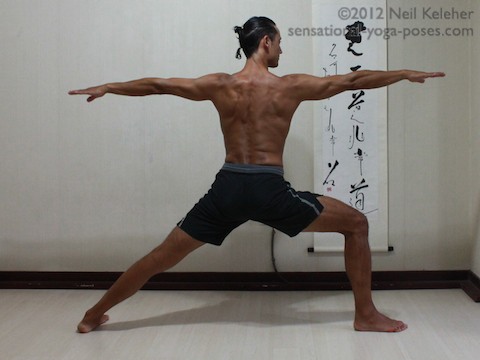 warrior 1 yoga pose, asthanga yoga pose left leg forward